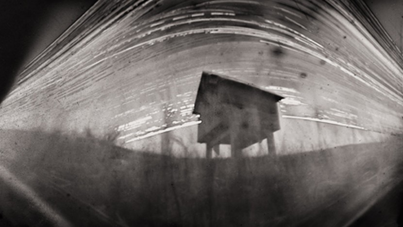 Stefan Roberts, Hopper; Waiau, 2012 / 2013 (9 months exposure - pinhole camera photo) 